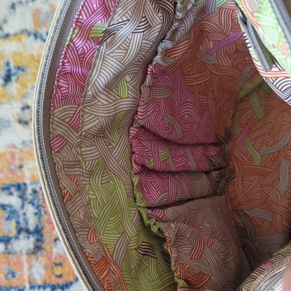 The Sak Ventura Classic Genuine Pebbled Leather Convertible Backpack Light Gray - Picture 10 of 16